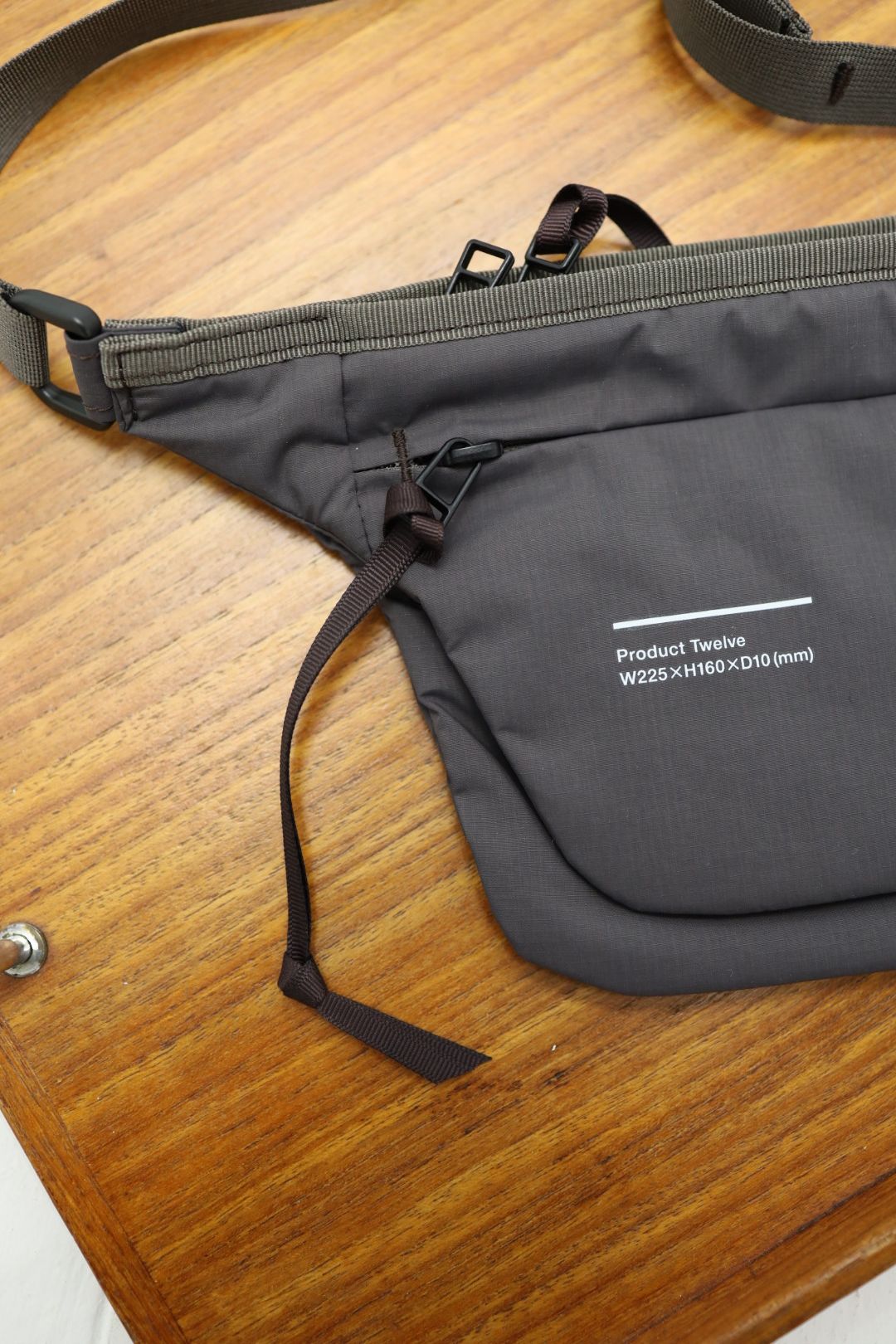 プロダクトトゥエルブ SS26 City Belt Bag(26SS-PAC02)BROWN