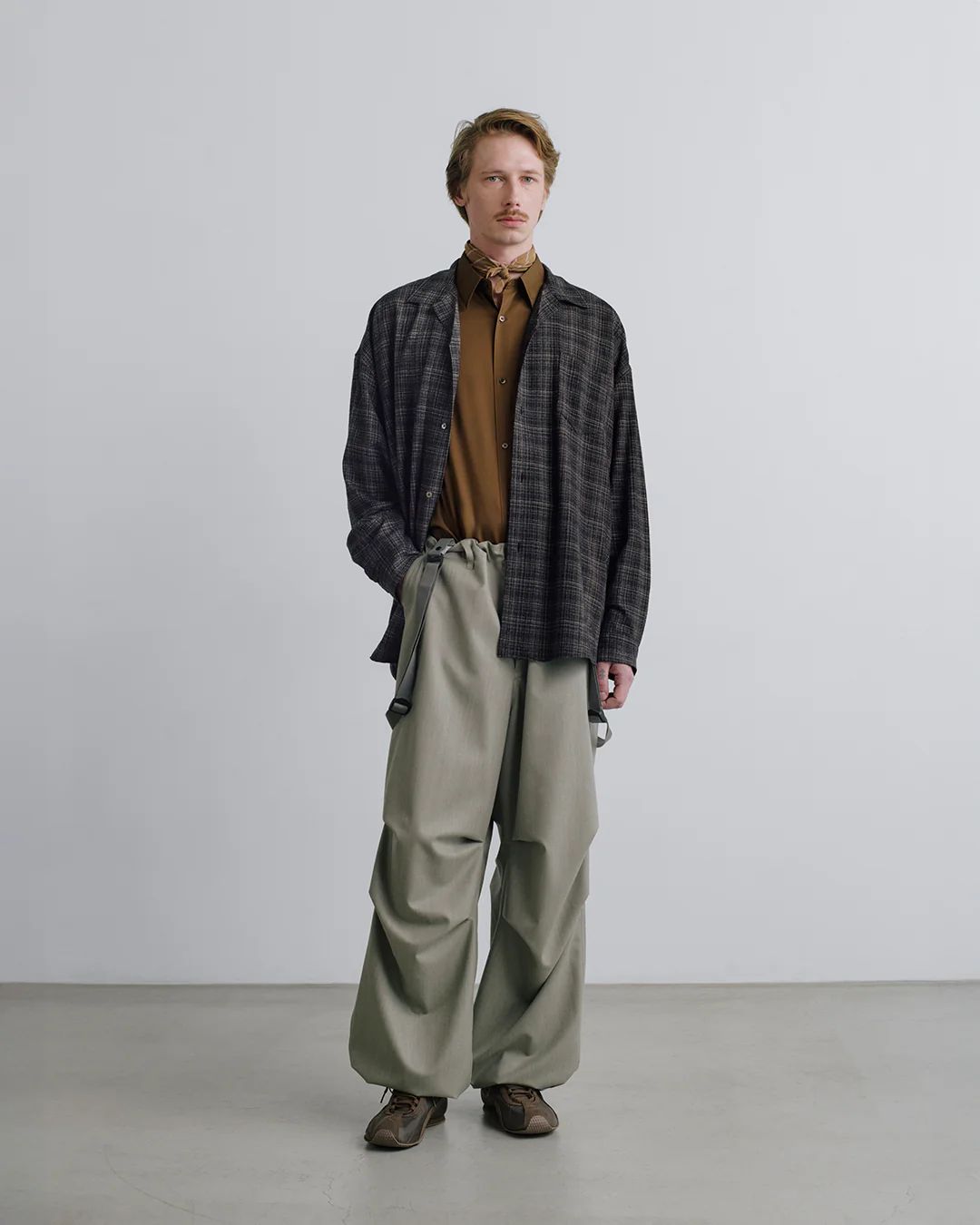 グラフペーパー Extra Fine Wool Lawn L/S Sleeping Shirt(GM263-50331)CHECK☆8月8日(土)発売！