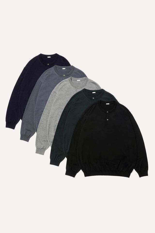 ats22rm様 【リクエスト】 THE RERACS│ザ・リラクス / THE COMAND T-SHIRT L/S(GUNMETAL GRAY)