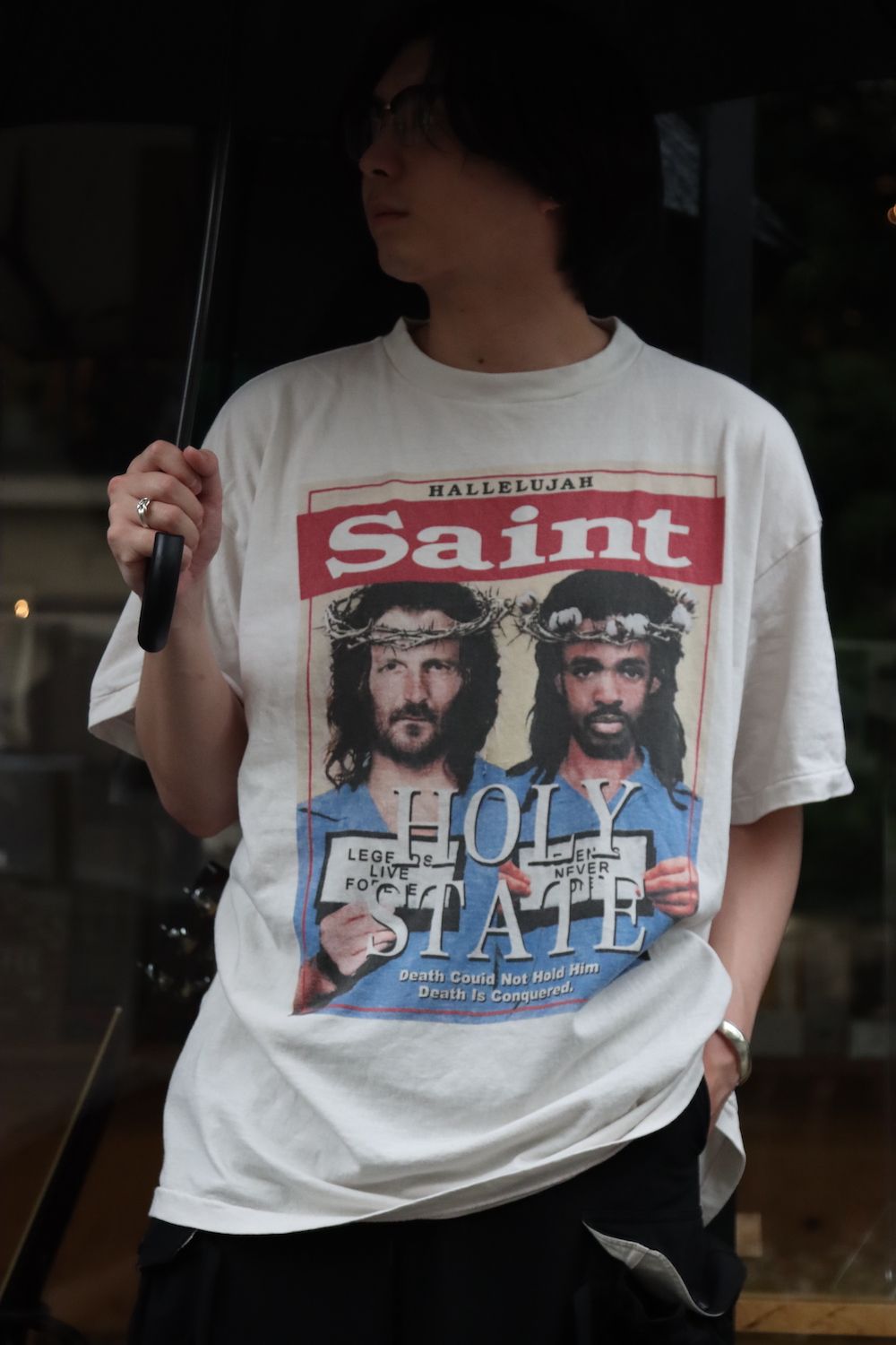 SAINT M×××××× DENIM TEARS HOLY STATE TEE style.2022.4.26 | 2395 | mark