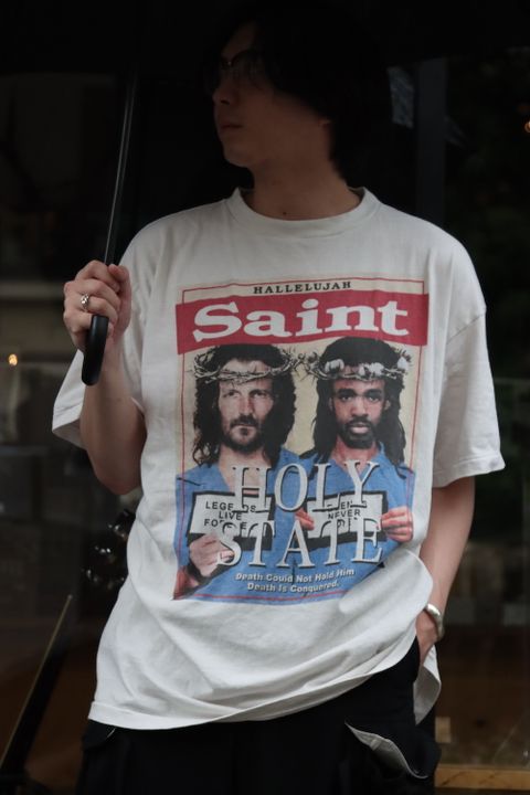 ©SAINT M×××××× DENIM TEARS HOLY STATE TEE style.2022.4.26