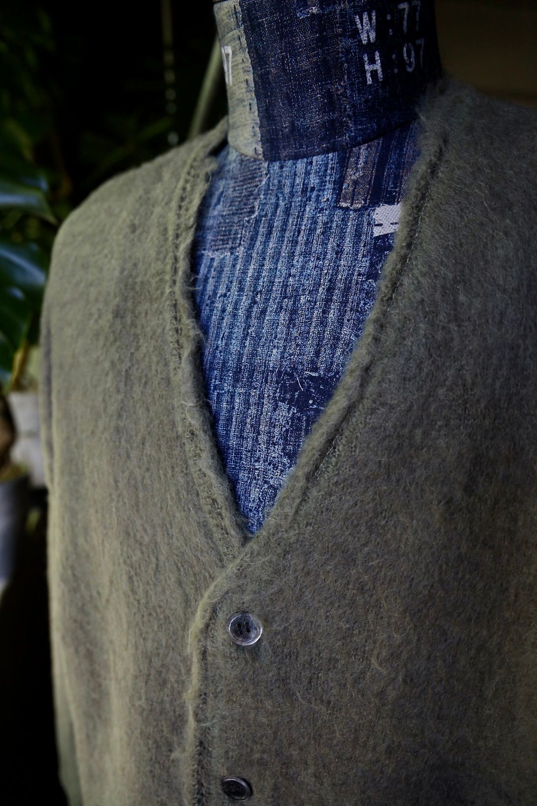 セントマイケル24AW MOHAIR CARDIGAN(SM-YS1-0000-058)KAHKI