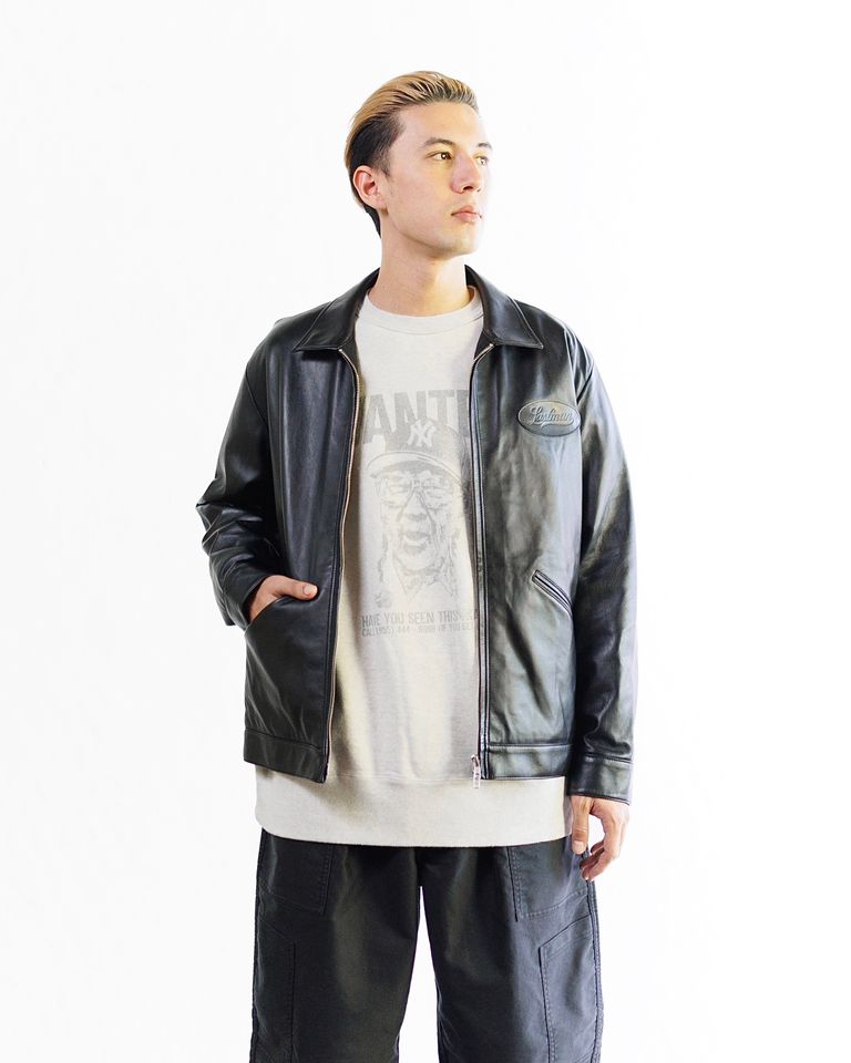 LASTMAN - LASTMAN 24AW ラストマン大久保篤志 LEATHER DRIZZLER 