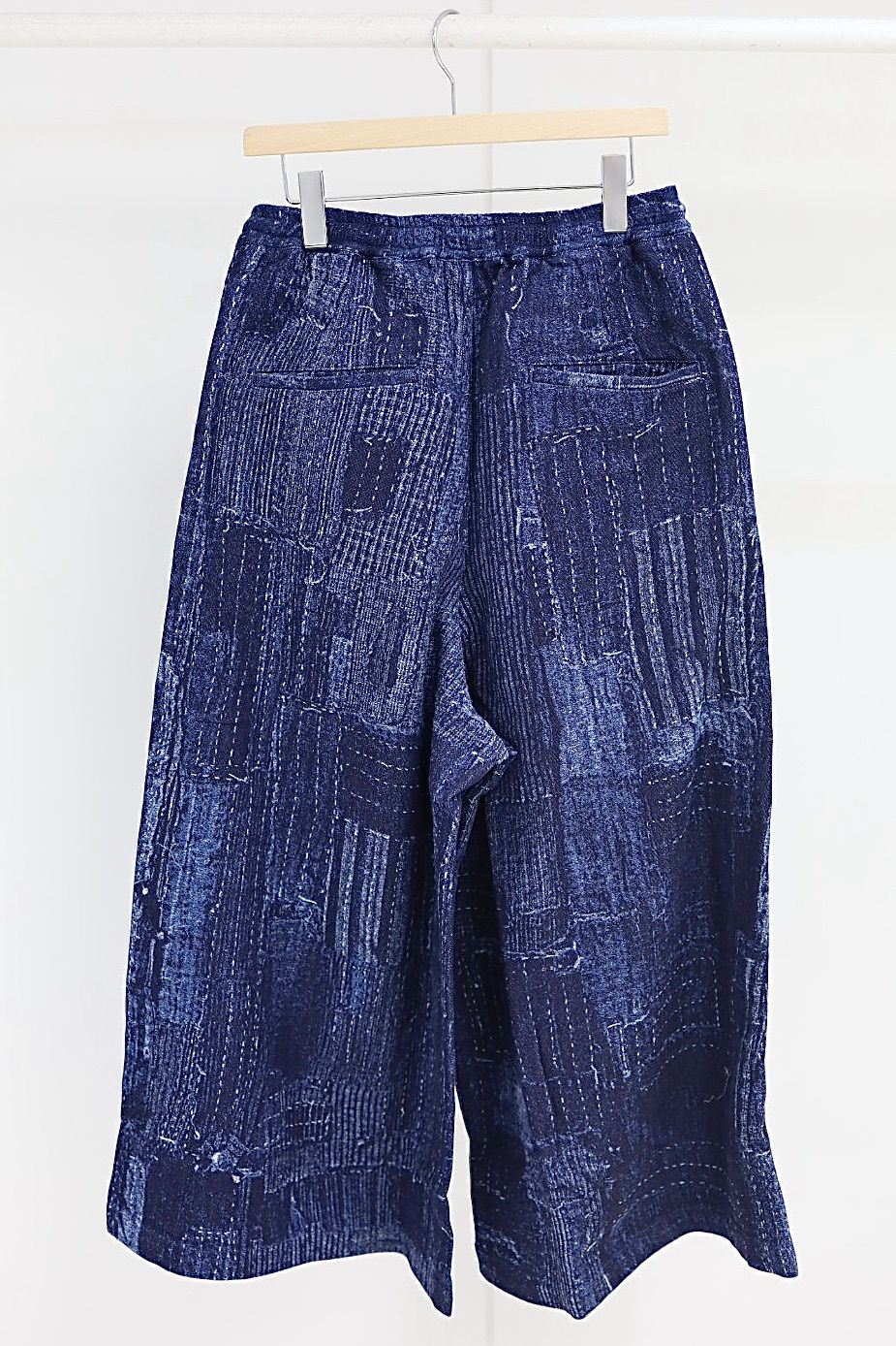 ファンダメンタル 26SS BORO SIDE BUTTON HAKAMA PANTS RINSE (FA26PN17R) INDIGO☆新作発売！