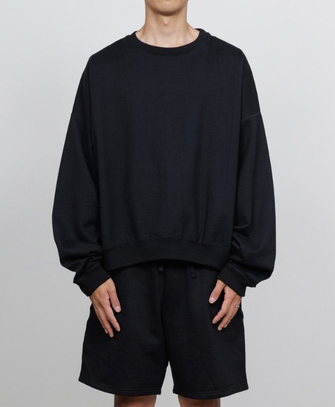 MARKAWARE 26SS HUGE SHORT SWEAT(A26A09CS02C)BLACK☆新作発売！