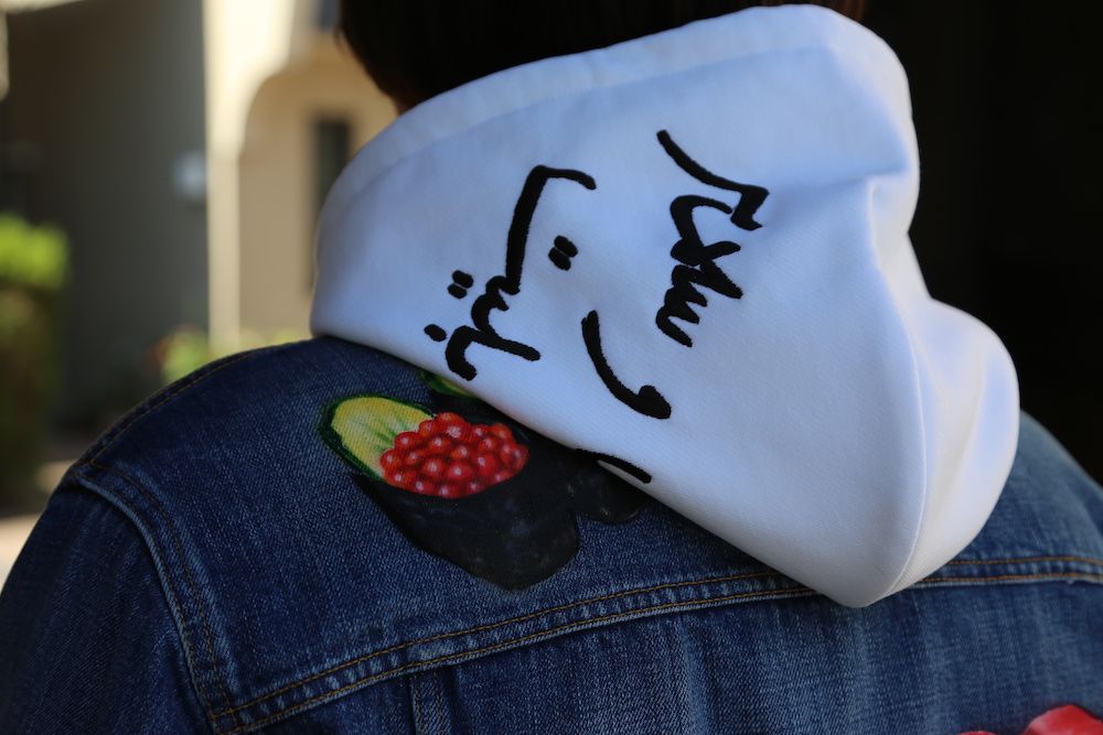 doublet FOOD HAND-PAINTED DENIM JACKET(20AW18BL113)"L.BLUE" style.2020.9.21.