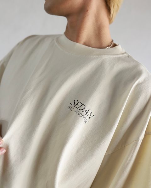 セダンオールパーパス 24SS Garment Dyed S/S Tee style(Cream) 2024.4.5