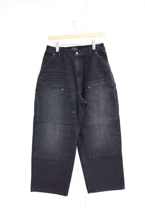 セダンオールパーパス 26SS Vintage Washed Double Knee Pants(SD26S-PT04)Black☆3月7日(土)発売！