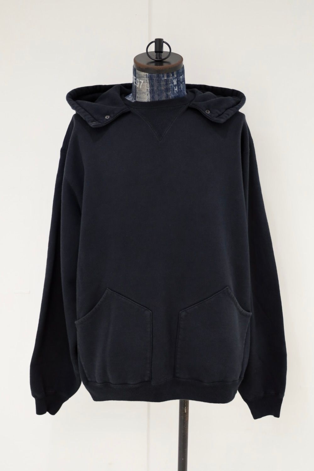 アプレッセ 2026 STYLE2 Vintage Attached Snap Hood Sweat Parka(26AAP-05-13)BLACK☆8月22日(土)発売！