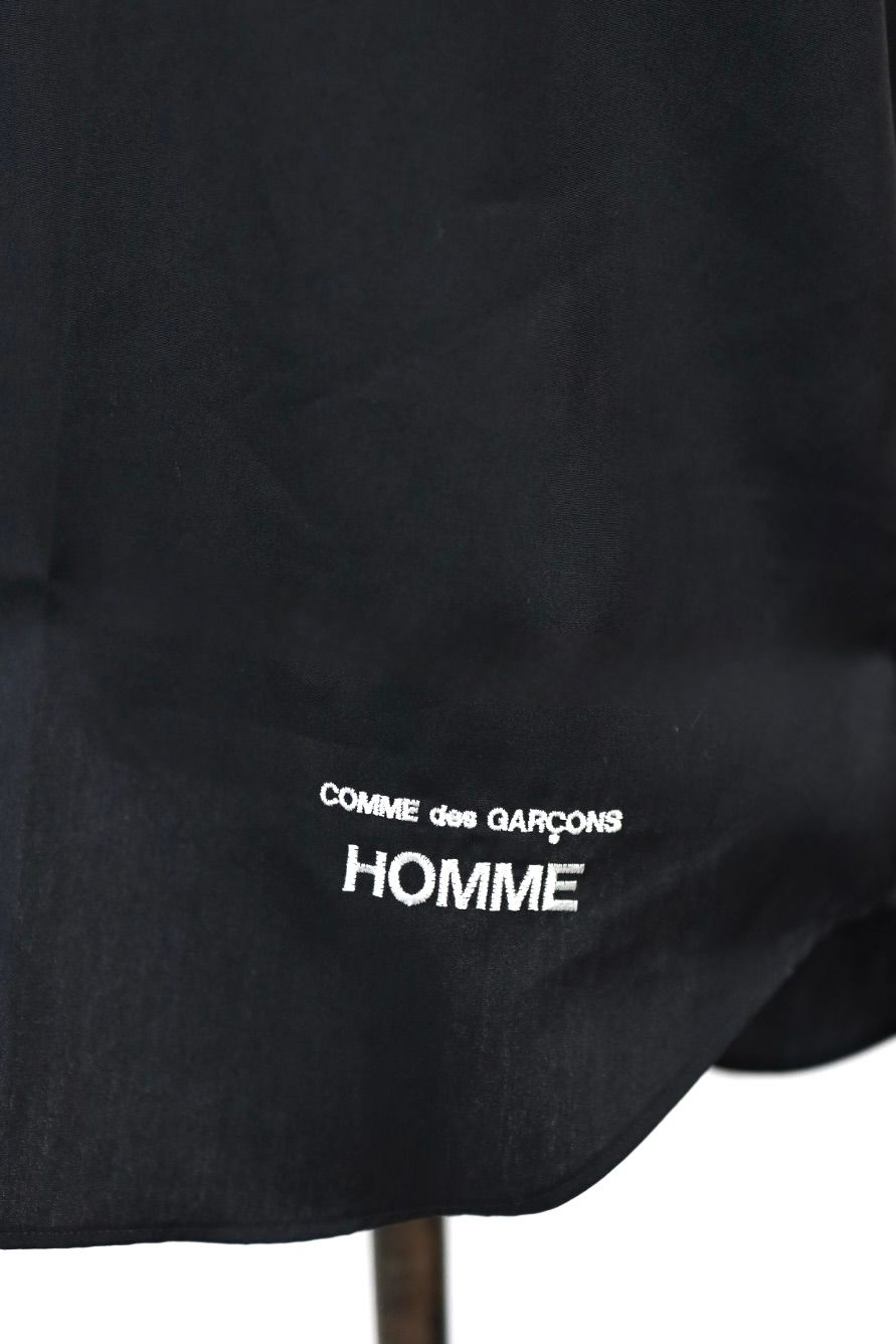 コムデギャルソンオム26SS 綿ブロードS/Sシャツ(HQ-B103-051)BLACK☆4月3日(金)新作発売！