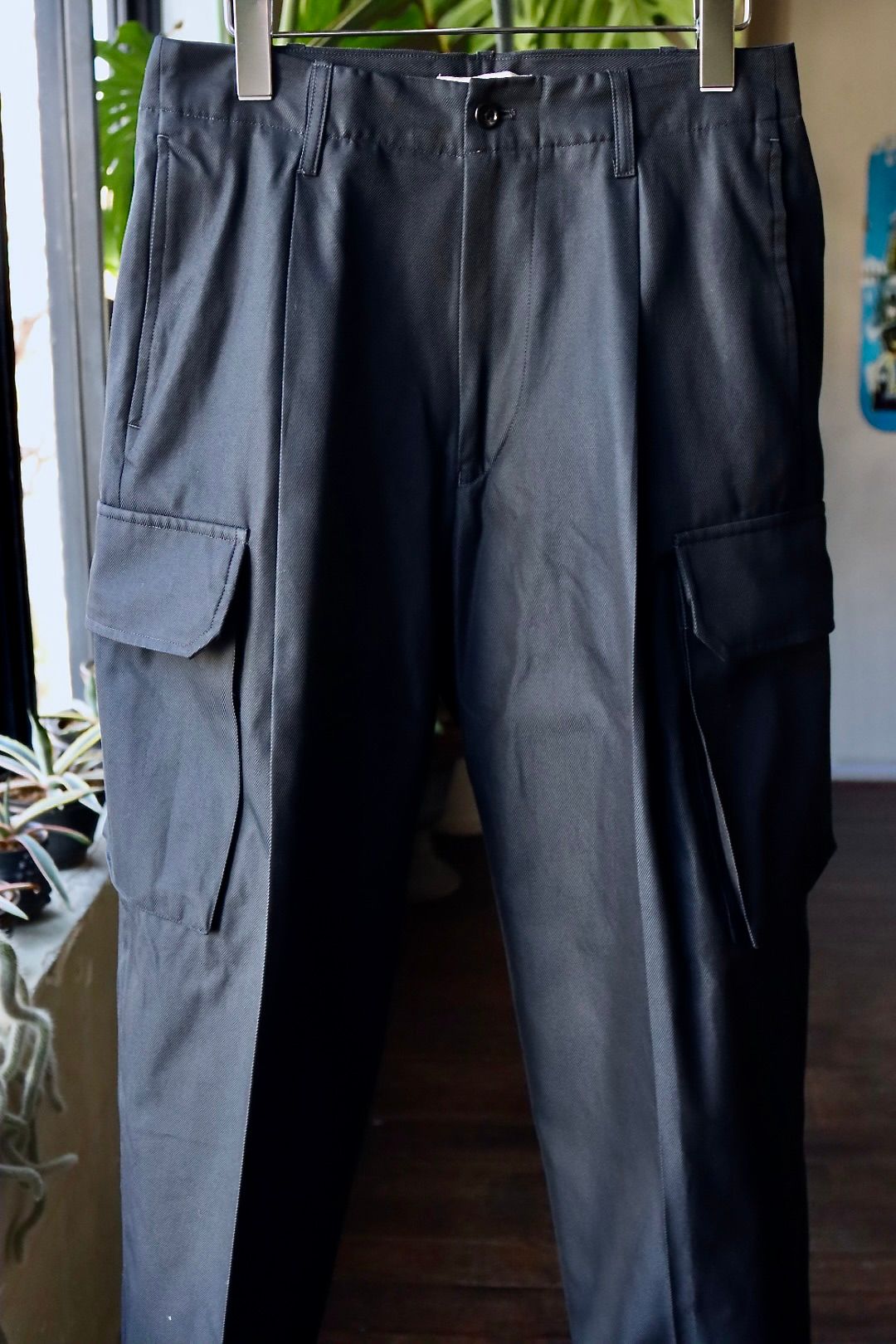 blurhms - ブラームス23SSパンツ Drill Chambray Super Wide 6P Slacks