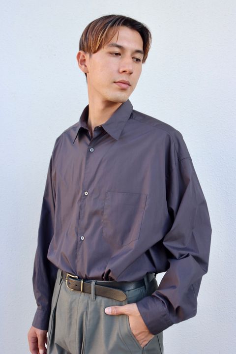 blurhmsROOTSTOCK 23FW Cotton Back Satin Baker Pantsスタイル