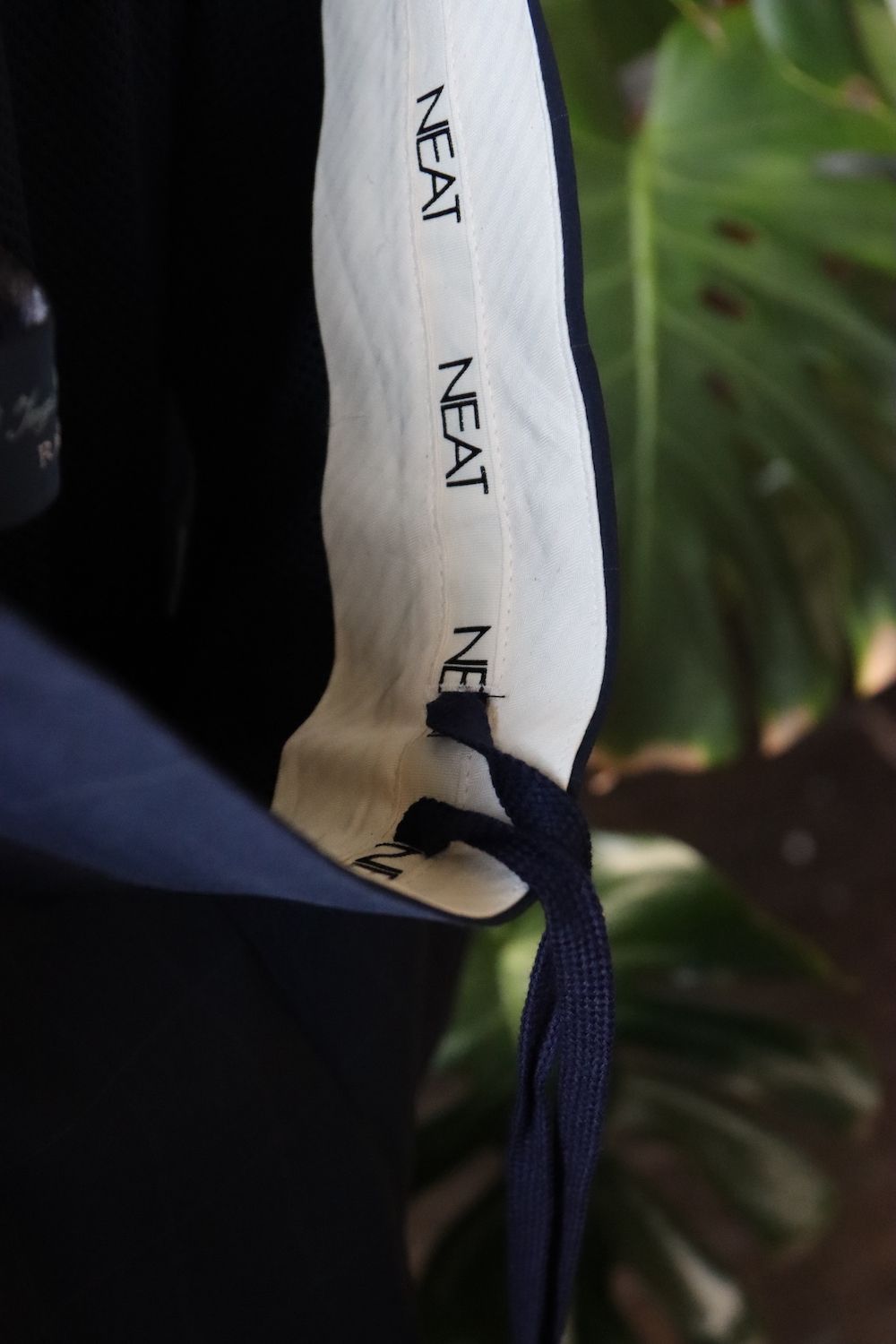 is-ness×NEAT LORO PIANA SPORT FABRICS PANTS"NAVY"イズネス22SS