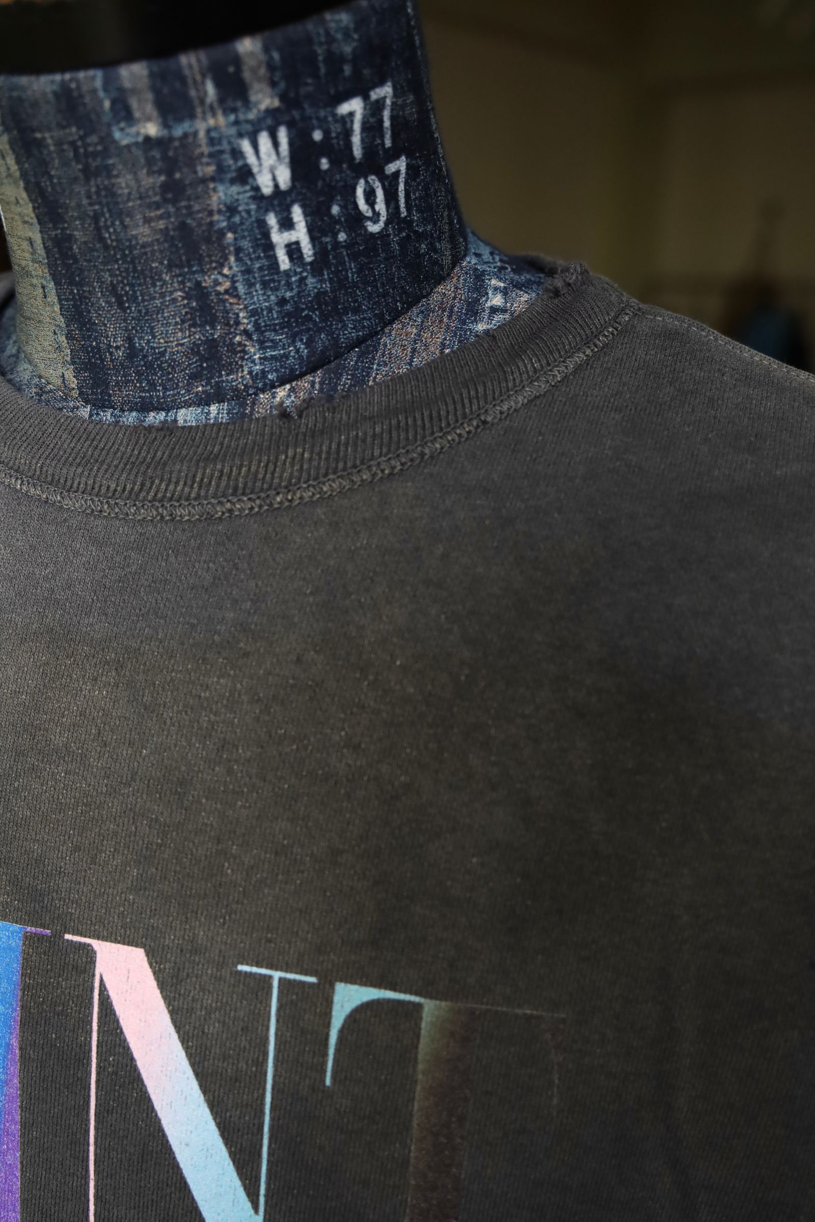 セントマイケル24AW RAINBOW SNT CREW SWT (SM-YS1-0000-030)BLACK
