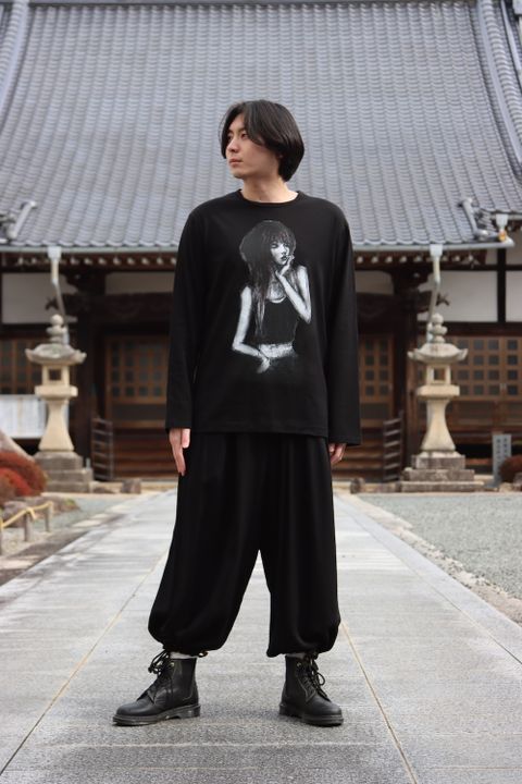 yohji yamamoto MAHABARA PLAIN STITCH WOMAN PRINT LONG SLEEVES style.2022.1.30 ※2月2日発売