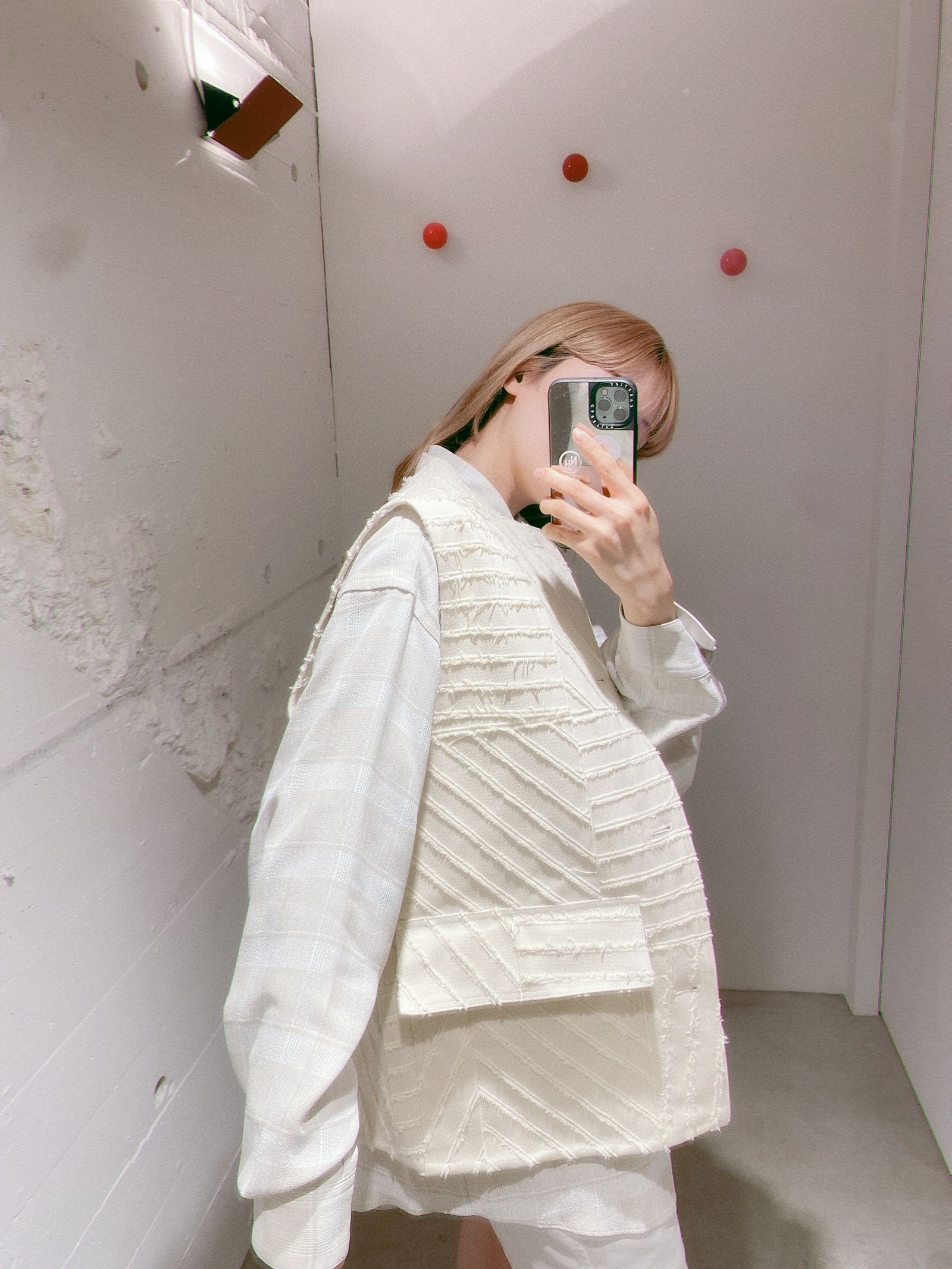 ヨーク24SS BONDING OPAL WORK VEST(YK24SS0622V)IVORY