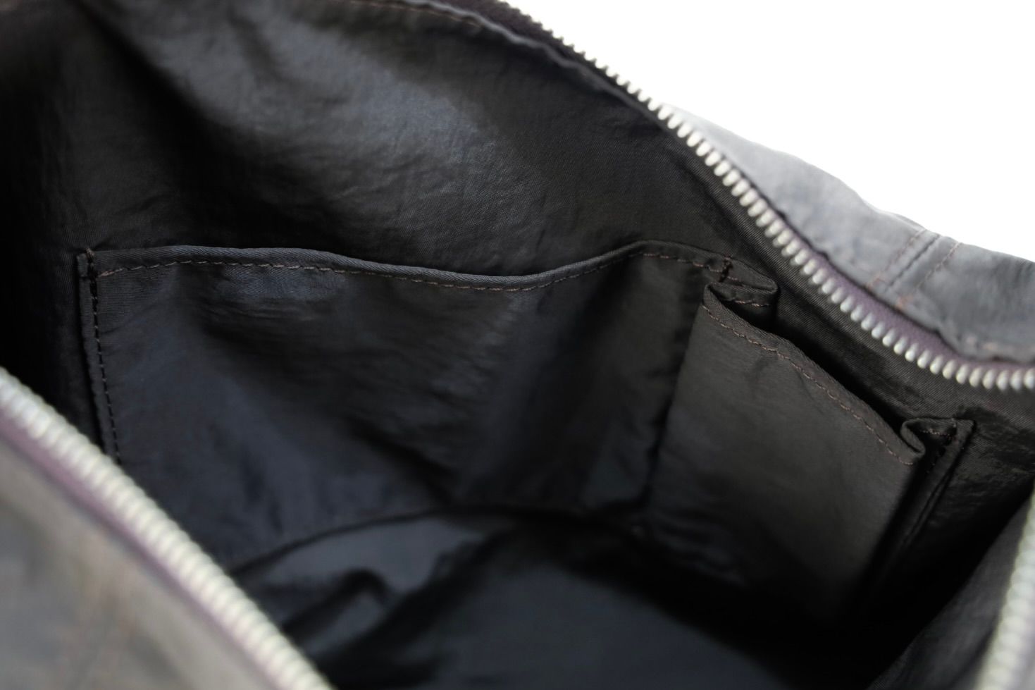 YOKE 26FW Nylon Circle Shoulder Bag(YK26FW01406A)Dark Brown