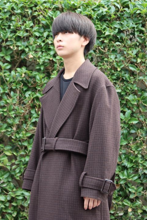 YOKE DOUBLE BREAST OVERCOAT(YK21AW0242C)style.2021.09.13