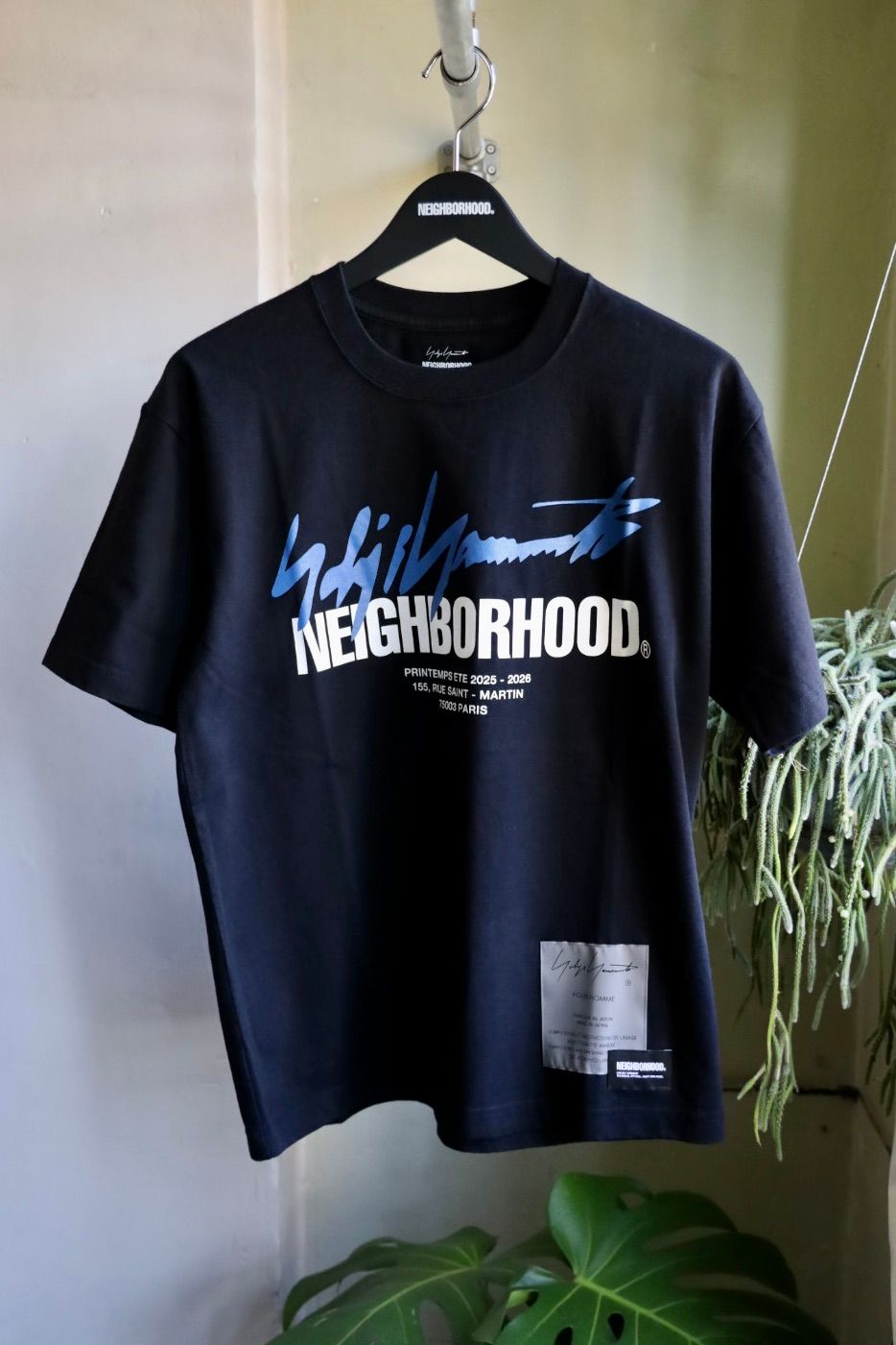 Yohji Yamamoto × NEIGHBORHOOD TEE SS-2(HK-T97-997)BLACK★12月6日(土)発売！