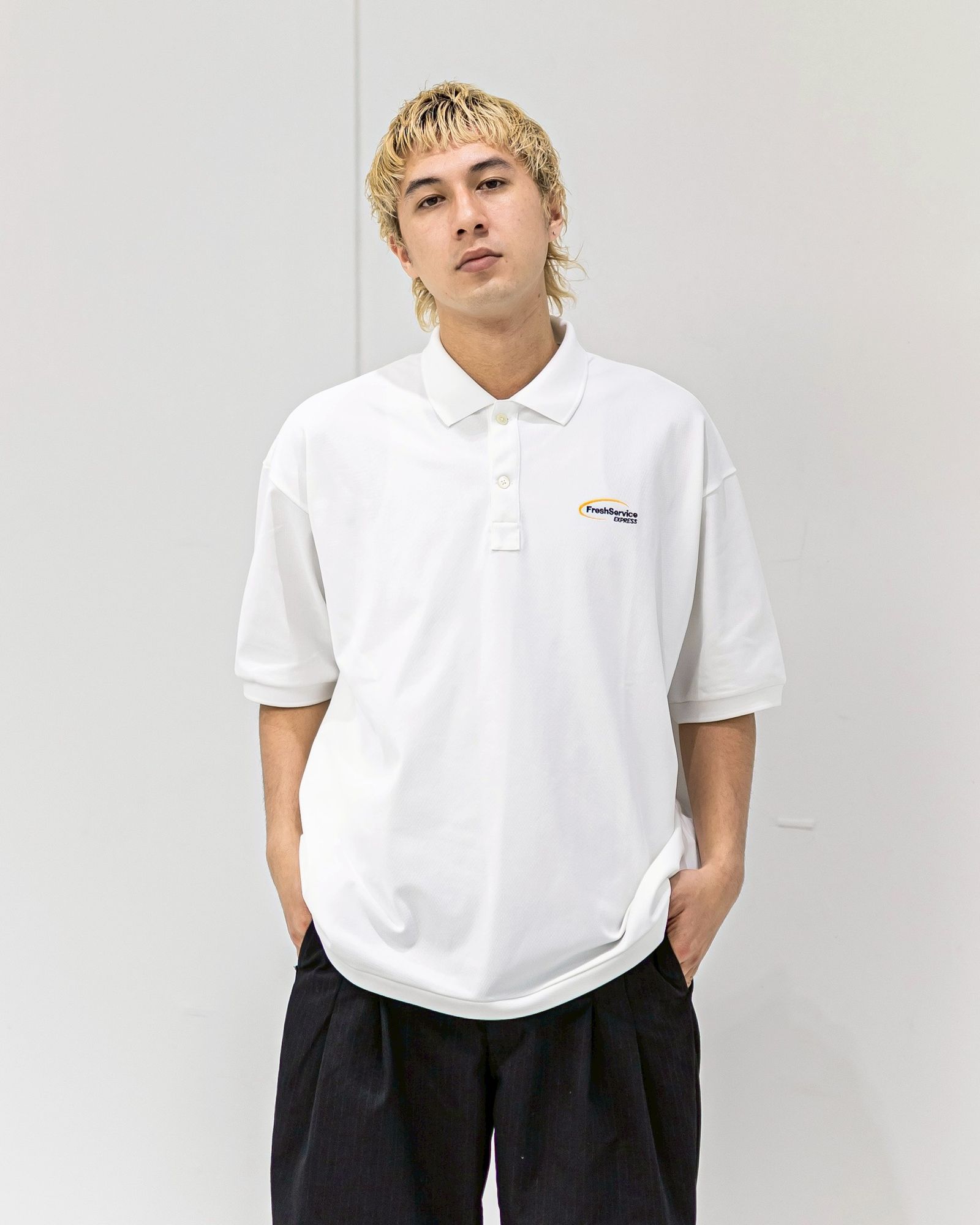 FreshService DRY PIQUE JERSEY POLO "DISPATCH" (WHITE) 新作発売！