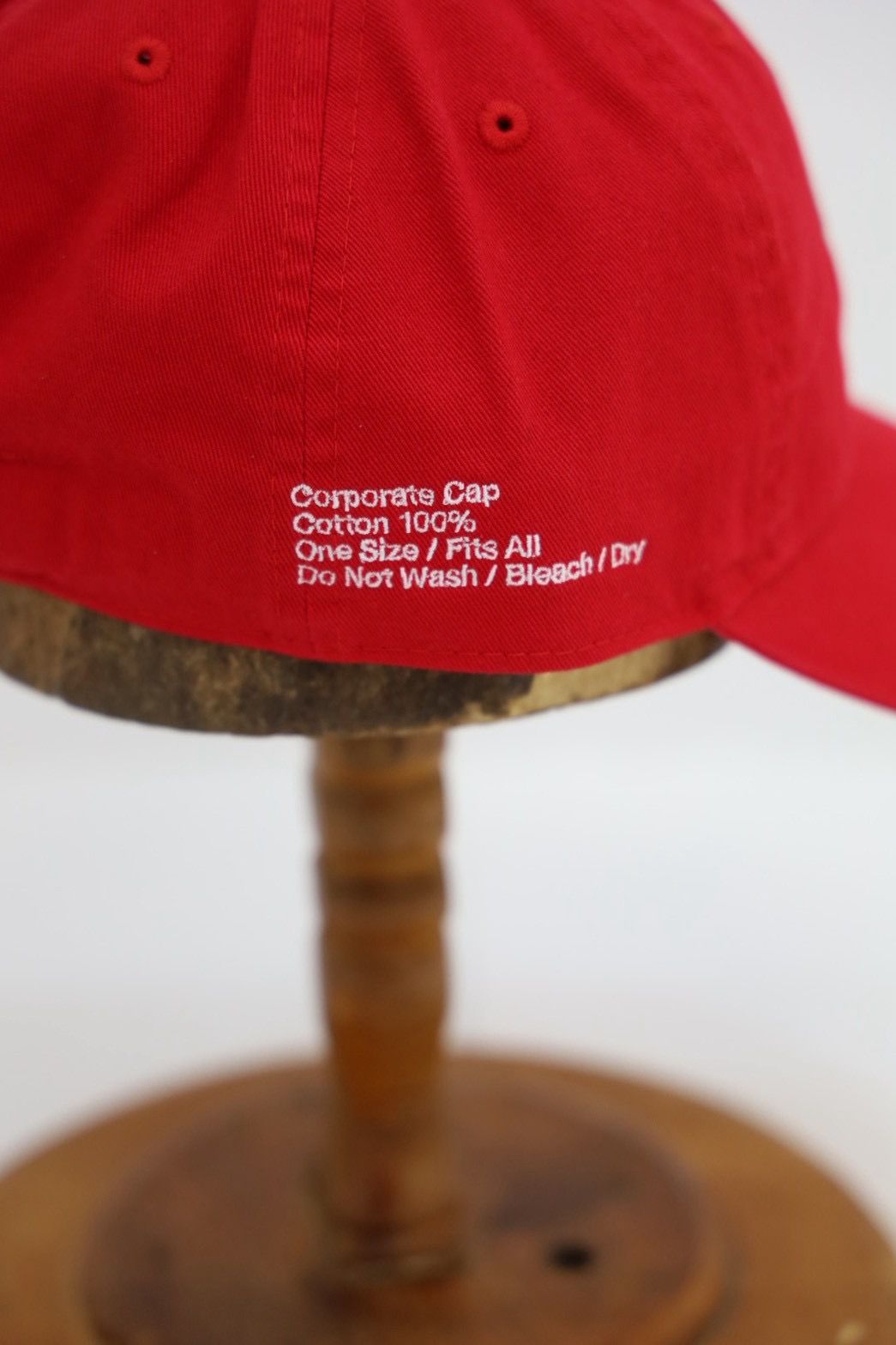 フレッシュサービス キャップ CORPORATE CAP(RED)