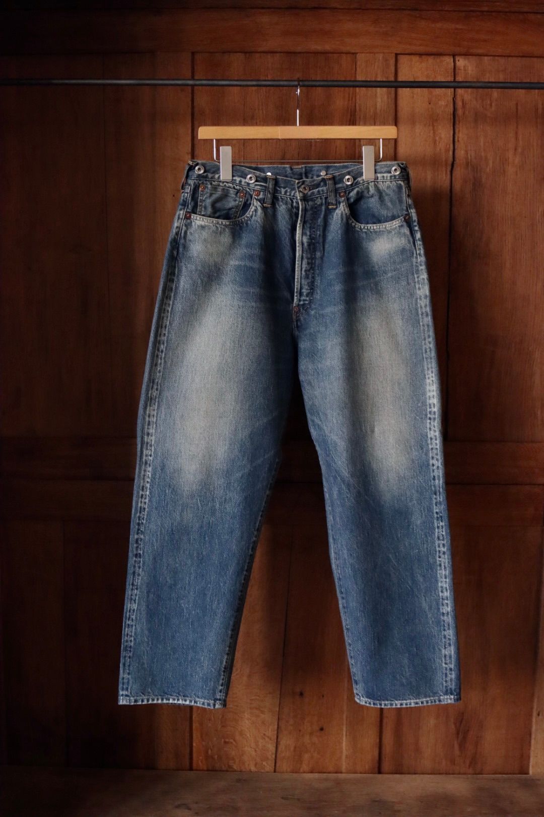 A.PRESSE - アプレッセ24SS デニムパンツ No.22 Washed Wide Denim  Pants(24SAP-04-11H)INDIGO☆2月10日(土)発売！ | mark