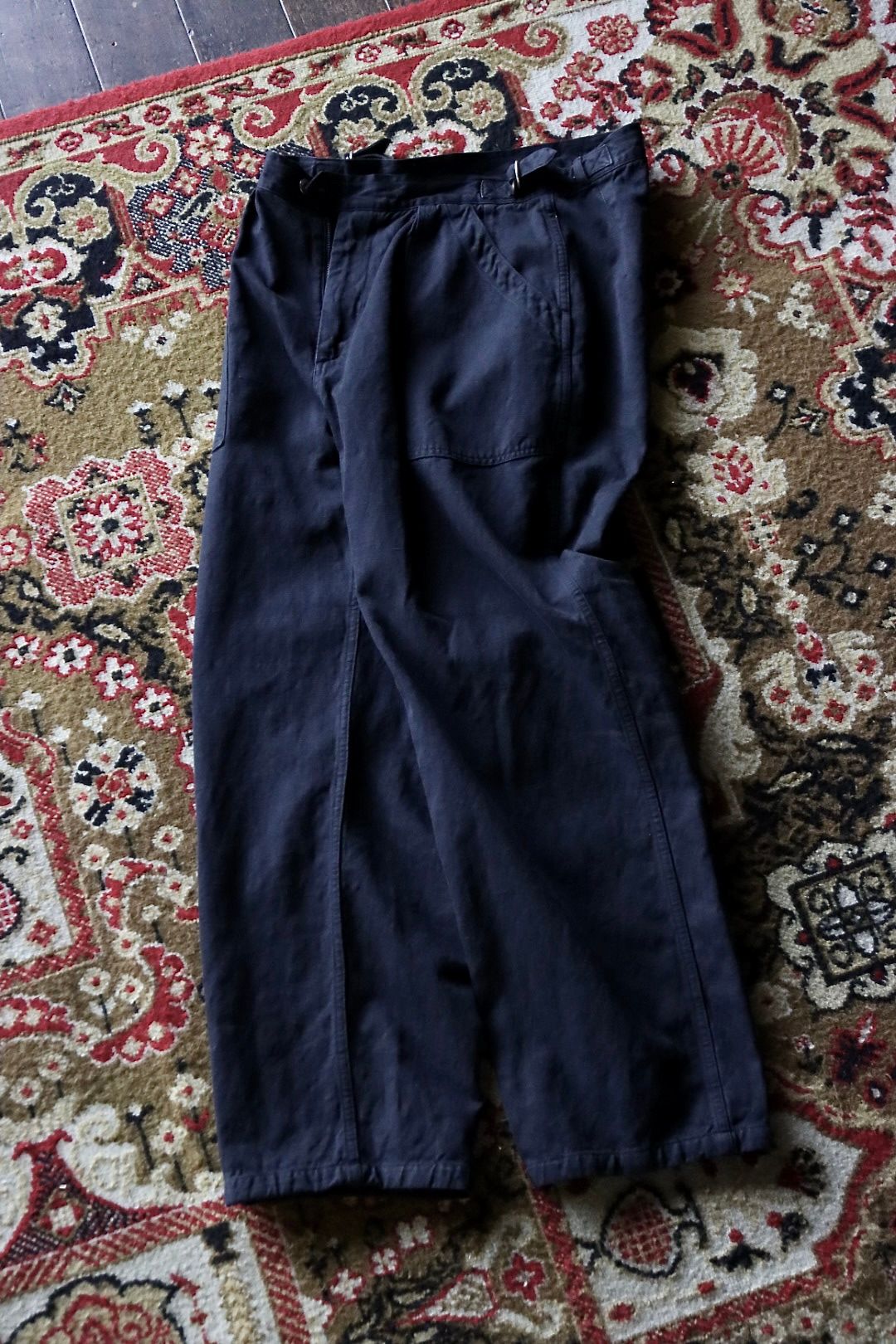 アプレッセ24SS Silk Hemp French Air Force Mechanic Pants (24SAP-04-20H)BLACK☆2月23日(土)発売！