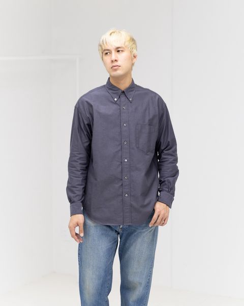 Graphpaper Oxford L/S B.D Box Shirt (GRAY) 1月10日(土)新作発売！
