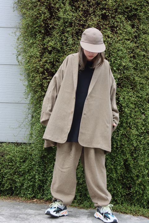 S.F.C-Stripes For Creative- 新作TAILORED SHIRT JACKETセットアップstyle.2023.9.14