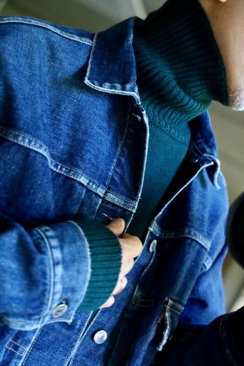A.PRESSE Turtleneck Sweaterスタイル