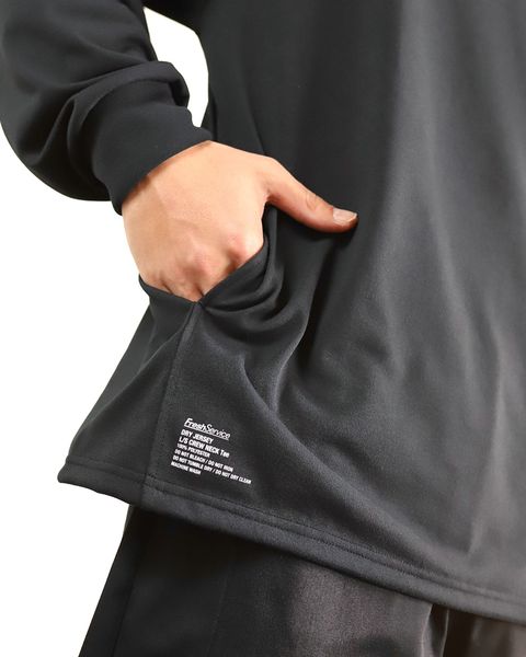 FreshService 24SS 新作 DRY JERSEY L/S CREW NECK TEE(BLACK) style 2024.3.22