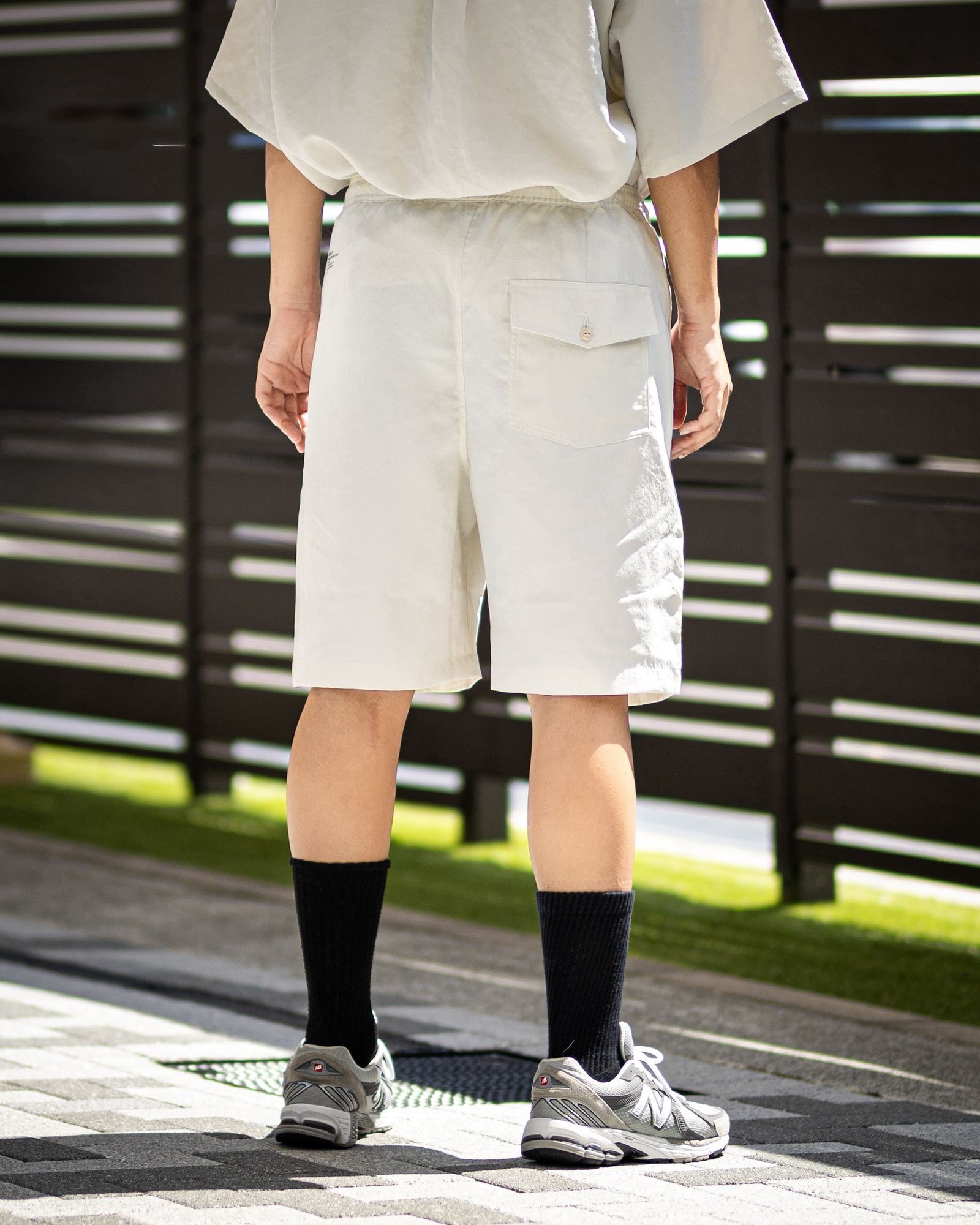 フレッシュサービス 26AW DRY WASHER POPLIN EASY SHORTS(FSC263-40065)IVORY