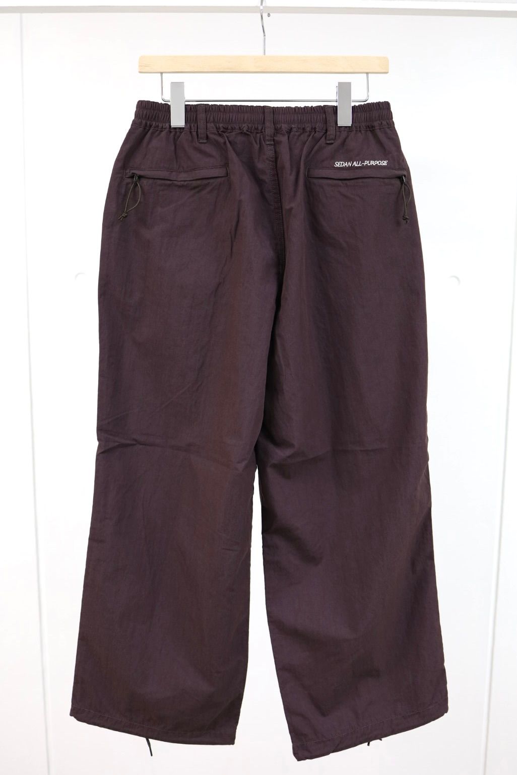セダンオールパーパス 26SS Vintage Washed Over Easy Pants(SD26S-PT03)Dark Brown