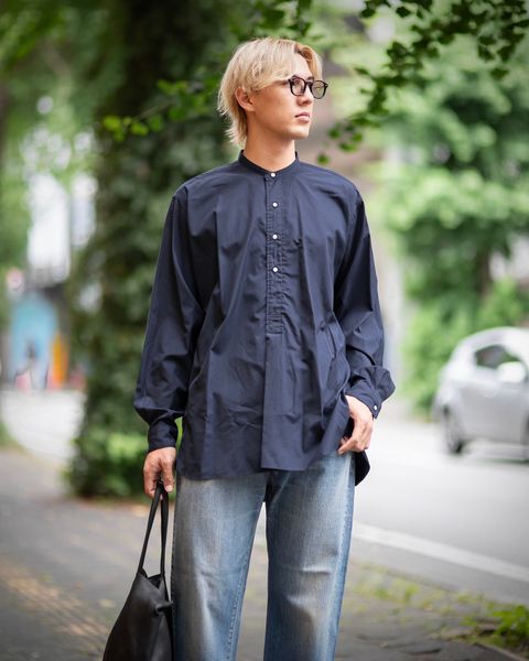 A.PRESSE STYLE2 1st delivery Pullover Shirt&No.2 Washed Denim Pants style 2024.6.21