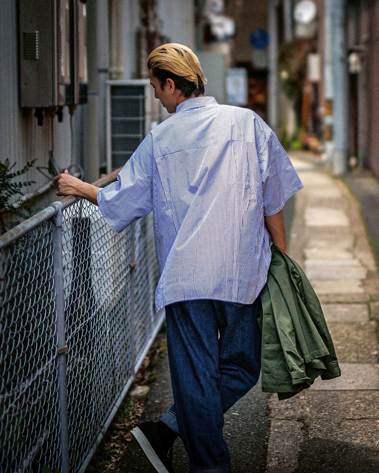 フレッシュサービス UTILITY FATIGUE SHIRT MARKスタイル