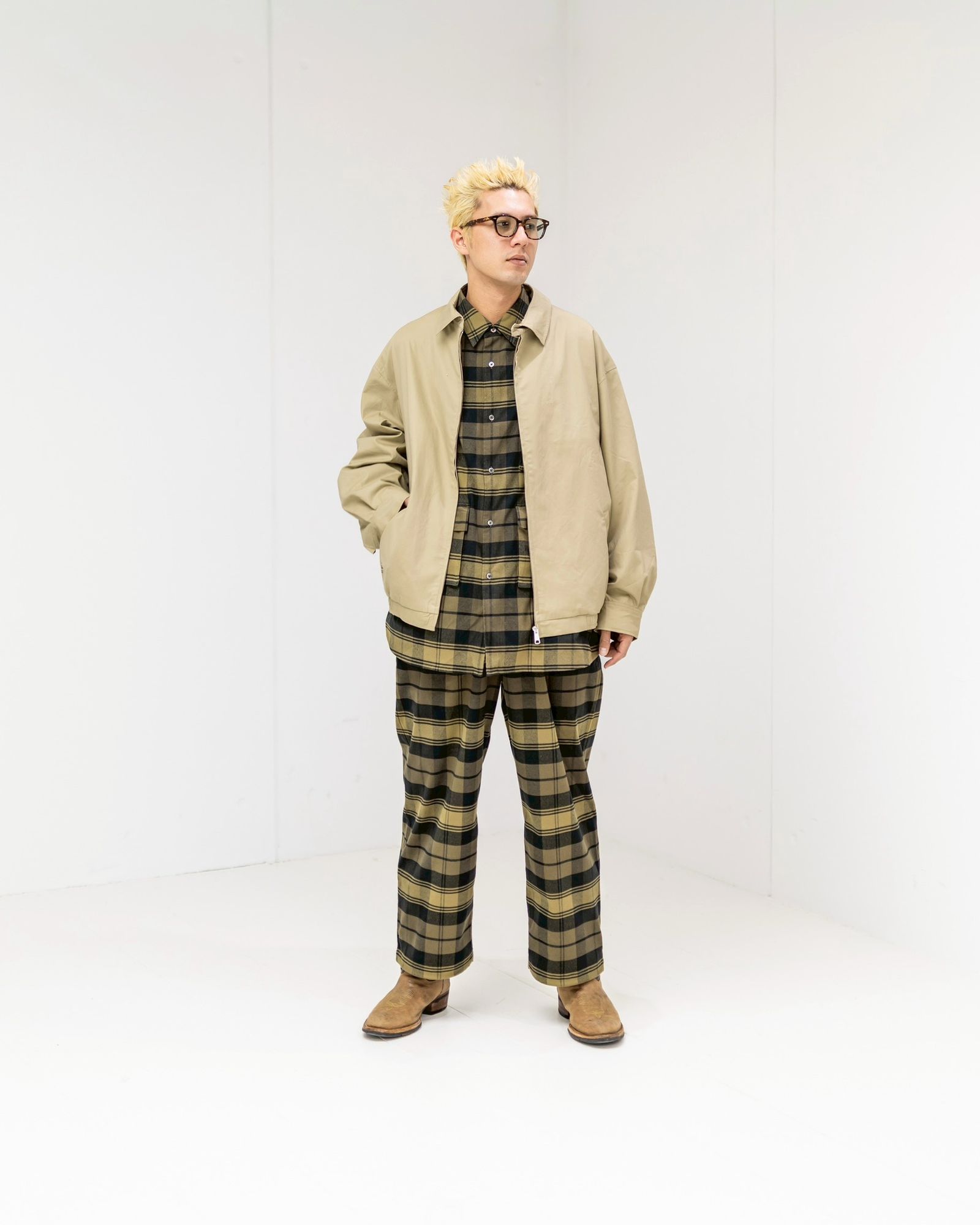 FreshService  POWDER COTTON SWING TOP BLOUSON (BEIGE)☆11月15日新作発売！