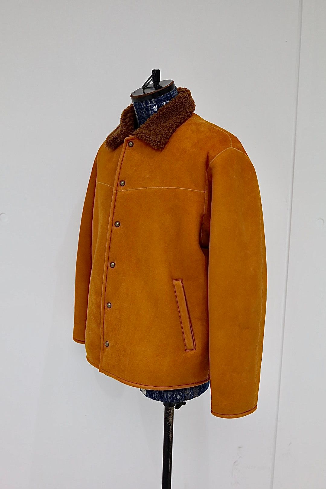 アプレッセ 2026 STYLE1 Vintage Mouton Jacket(26SAP-01-09)CAMEL☆11月29日(土)発売！