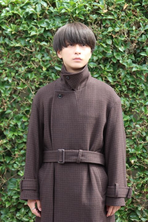 YOKE DOUBLE BREAST OVERCOAT(YK21AW0242C)style.2021.09.13