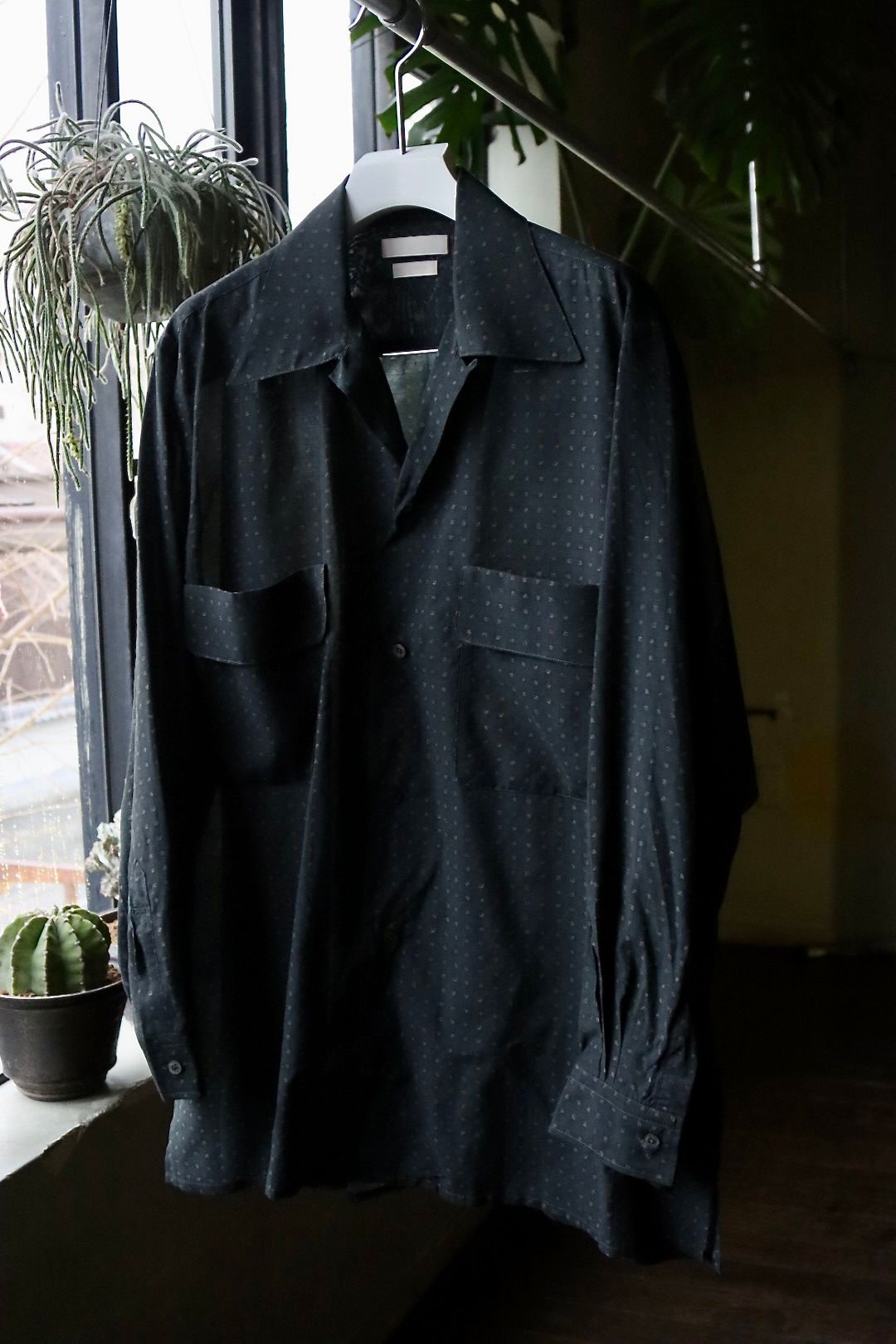 YOKE - ヨーク24SS PIXEL LOW PLAID OPEN COLLAR SHIRT