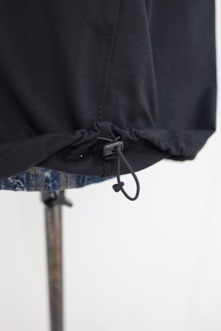 DAIWA PIER39(ダイワピア39) TECH DRAWSTRING S/S TEE(BE-35026)BLACK☆3月28日(土)新作発売！