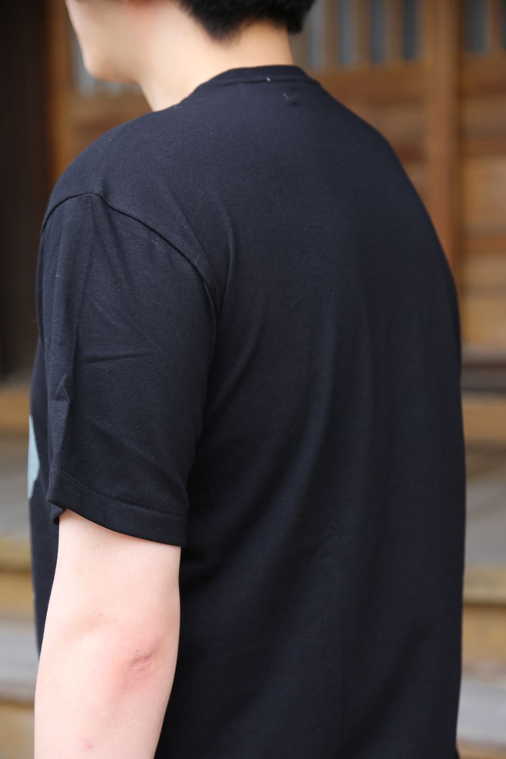 Y's 半袖 黒 無地 Tシャツ BANG ON! Y's BANG ON! Y'sロゴプリントTシャツ(YA-T32-052-3-02) style