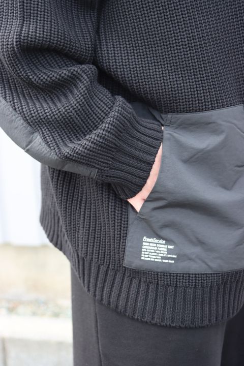 FreshService HIGH NECK COMBAT KNIT style.2022.10.8