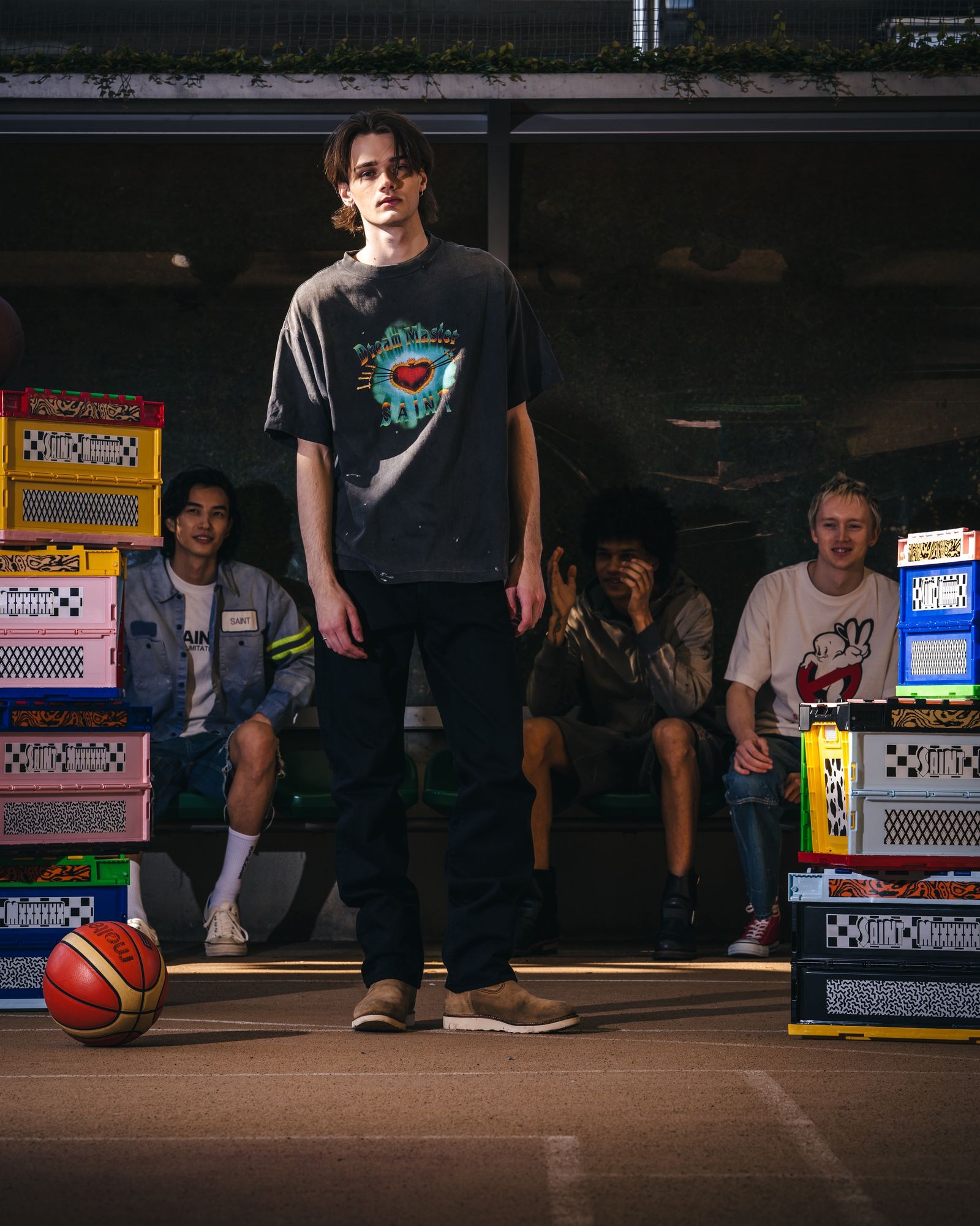 セントマイケル 26SS HEART_SS T-SHIRT(SM-MK8-0000-003)BLACK☆4月29日(水)新作発売！