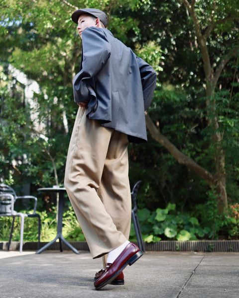 A.PRESSE アプレッセ 23AW Vintage Wool Trousersスタイル