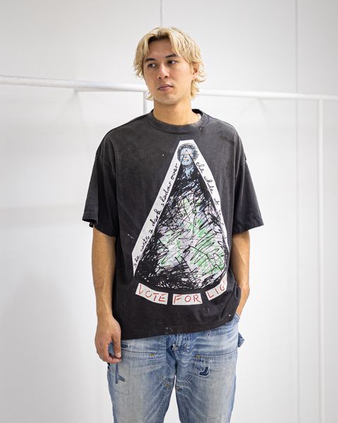 セントマイケル 26SS JR_SS T-SHIRT/VOTE F LIGHT(SM-MK8-0000-C01)BLACK☆3月20日(金)発売！
