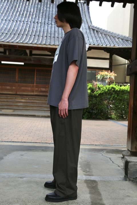 Graphpaper POET MEETS DUBWISE for Graphpaper Oversized Tee “WORDS AND SILENCE” style.2021.4.17.