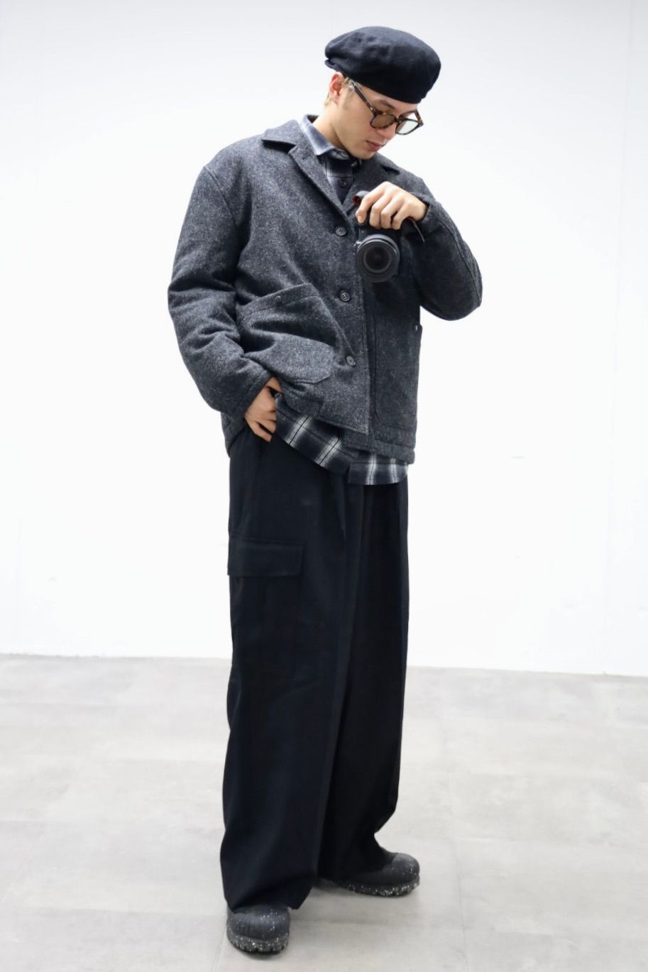 コムデギャルソンオム25FW ウールツイードヘリンボーンジャケット(HP-J025-051)BLACK☆11月1日(土)発売！