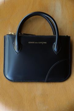 コムデギャルソン HANDELS ARECALF ZIP POUCH M (8Z-U810-051)BLACK☆9月6日発売！