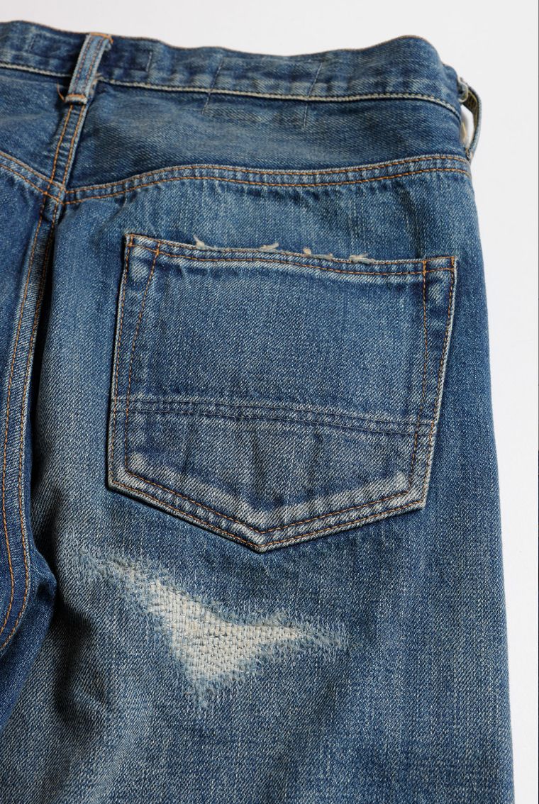 ファンダメンタル デニムパンツ CLASSIC STRAIGHT DENIM CS125 (FA25/MG125)INDIGO