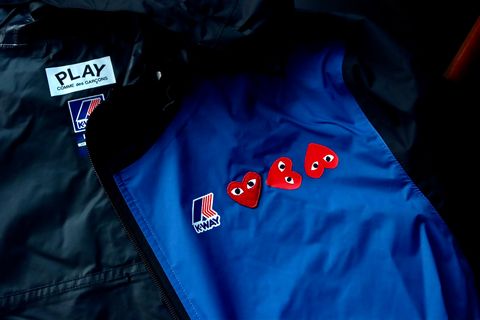 PLAY Comme des Garçons×K-WAY HOODIE FULL ZIPスタイル